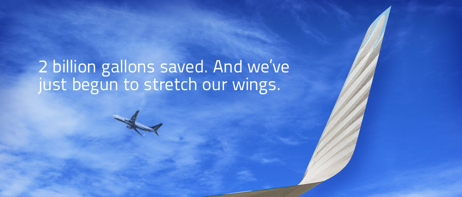 2 billion gallons saved. and we've just begun to stretch our wings.