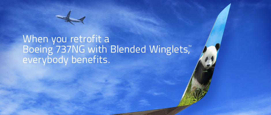 When you retrofit a Boeing 737NG with Blended Winglets, everybody benefits.